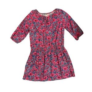 Oshkosh girls floral tunic shirt dress size 6x.